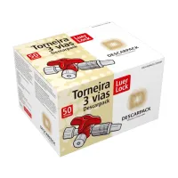 Imagem de TORNEIRA 3 VIAS LL/DESCARPACK